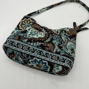 Vera Bradley Java Blue Small Handbag Purse Shoulder Bag Purse